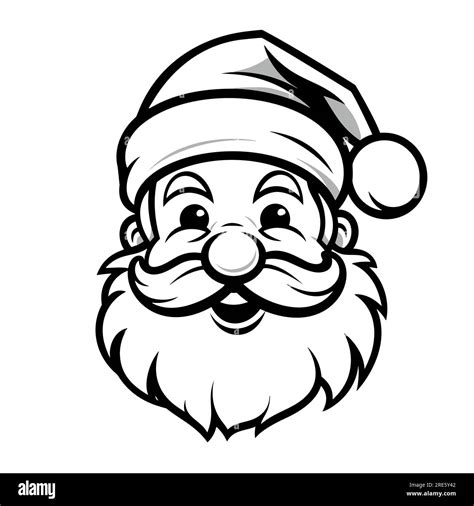 Black Santa Claus Face