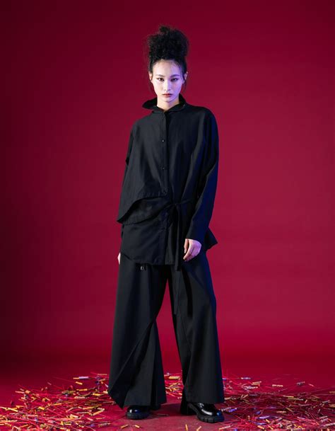 INF Unsymmetrical Stand-Collar Shirt — INF - Garment for the rebels ...