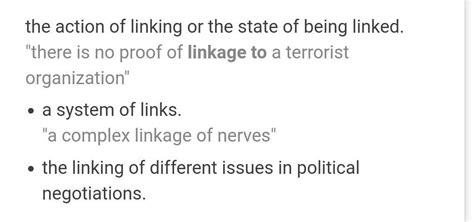 Define linkage.............. - Brainly.in