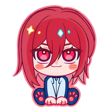 Hyoma Chigiri Cute Cloth Sticker | Kotian