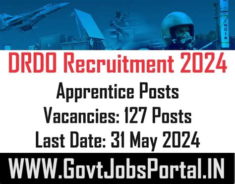 DRDO Recruitment for ITI Apprentice Posts 2024 - Apprentice jobs in India