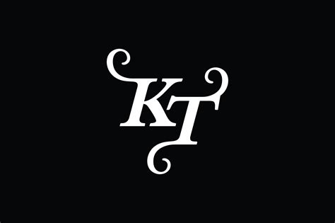 Monogram KT Logo V2 Grafik Von Greenlines Studios · Creative Fabrica