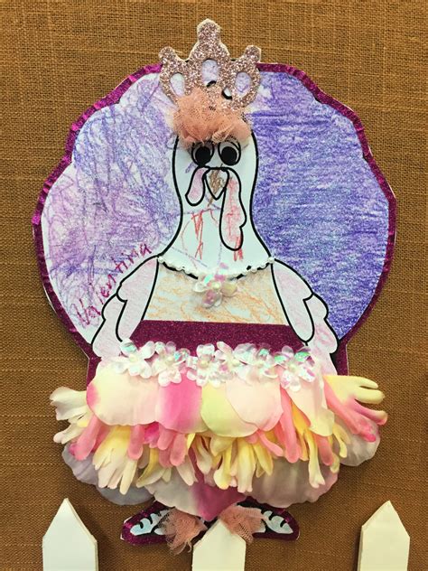 Project Ideas Turkey In Disguise Princess | Fanny Printable