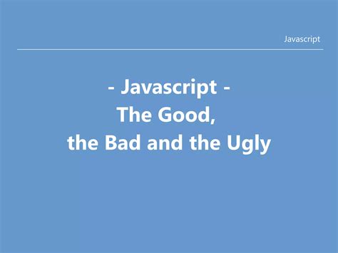 JavaScript Code Good and Bad 的图像结果