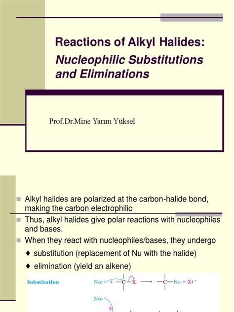 11-Reactions of Alkyl Halides | PDF | Chemical Reactions | Reaction Rate