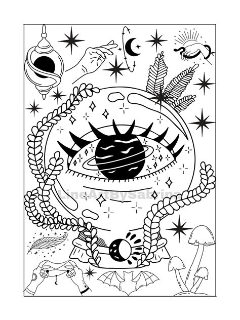 Aesthetic Coloring Pages