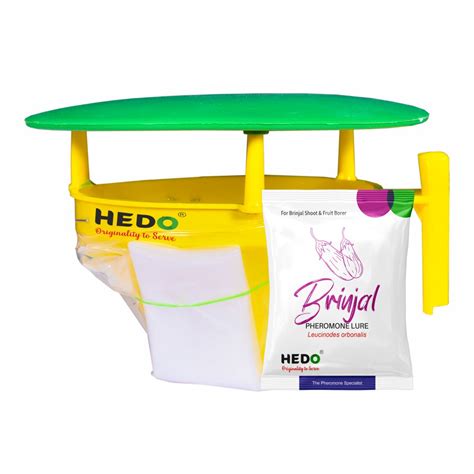 Funnel Trap with Brinjal pheromone Lure(Leucinodes orbonalis)Combo Set ...