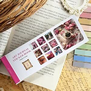 Shop ABC Pink Aesthetic Art Journal Sticker Book – 90 Decorative ...