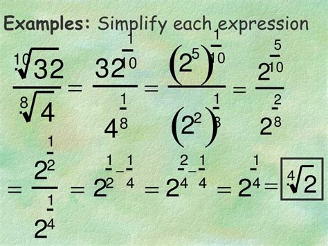 Image result for How to Write Rational Exponents