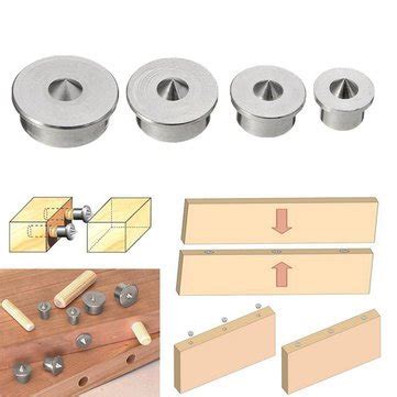 Atoz prime 4pcs Dowel Tenon Center Points Pins Set Dowel Joint ...