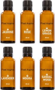 Pixel Aroma Lavender, Lemongrass, Rose, Jasmine, Sandalwood,, Mogra ...