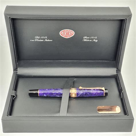 Aurora Optima Purple 14K Gold GT Fountain Pen 996-PVL | Italy ...