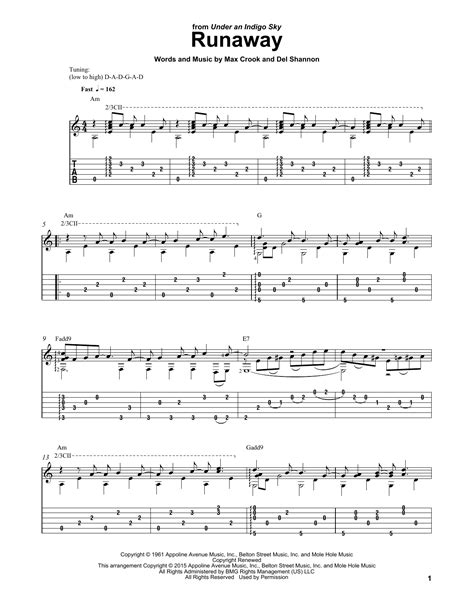 Runaway by Del Shannon - Solo Guitar - Guitar Instructor