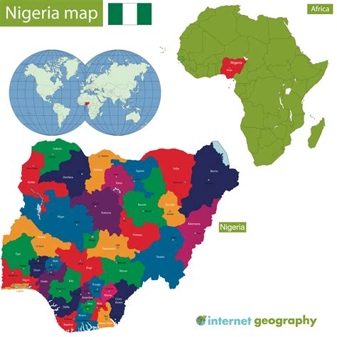 Map Of Nigeria In Africa Map Of Africa