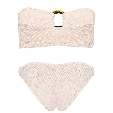 Strapless Bandeau Bikini Set in Blush Pink | Womens Pink Bikini Set