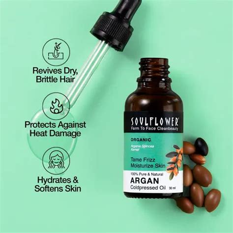 Best Natural Cold Pressed Moroccan Argan Oil For Hair – Soulflower.in
