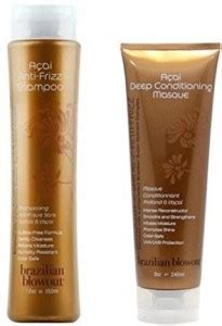 Generic Brazilian Blowout Anti Frizz Shampoo And Acai Deep Conditioning ...