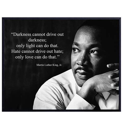 YELLOWBIRD ART & DESIGN Inspirational MLK Quotes Wall Art - Large 11x14 ...
