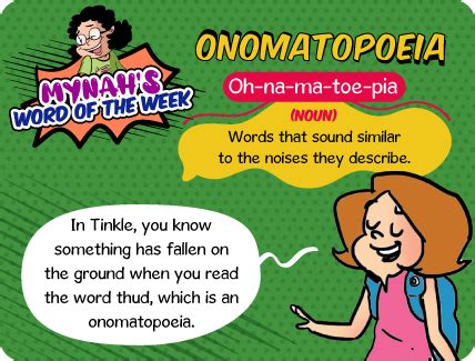 Mynah's Word of the Week - Onomatopoeia - Tinkle