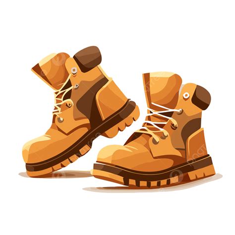 Work Boots Clip Art Pair Of Boots Image Royalty Free Stock Vector