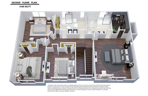 2400 Sq Ft House Plans 3D | Colonial House Plans