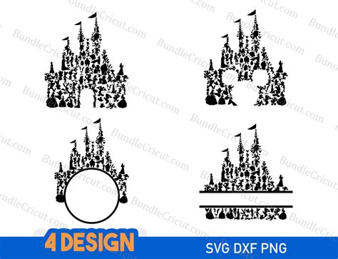 Disney Castle Silhouette