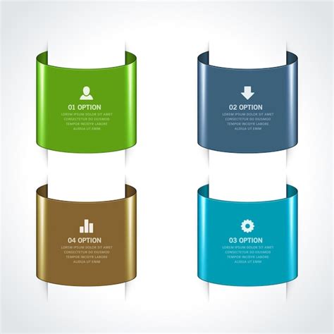 Premium Vector | Swirling infographic rings vector template Green ...