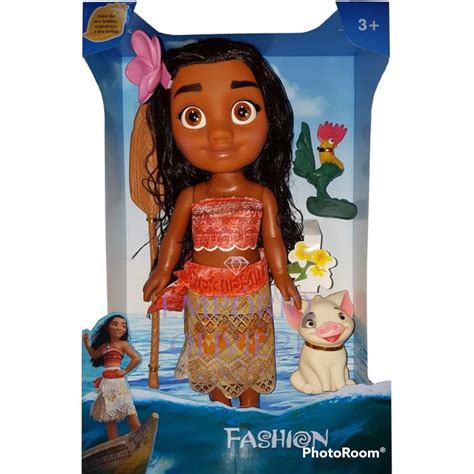 Moana Musical Emborrachada + Hei Hei + Pua 35 cm Promoção | Shopee Brasil
