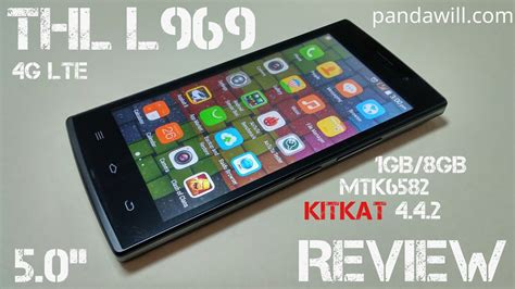 THL L969 4G LTE - MTK6582 OTG 1GB/8GB 4.4.2 - Pandawill.com - Review!