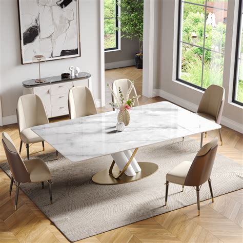 White Design Dining Table at Dominic Chumleigh blog