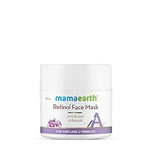 Buy Mamaearth Retinol Face Mask for Glowing Skin, Anti Aging, with ...