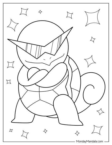 22 Squirtle Coloring Pages (Free PDF Printables)