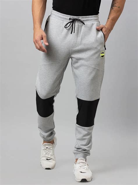 Being Human Men Regular Fit Track-Grey Melange