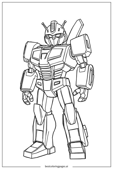 Bumblebee Transformers Prime Coloring Pages