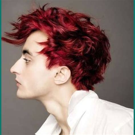 Dark Red Hair Men