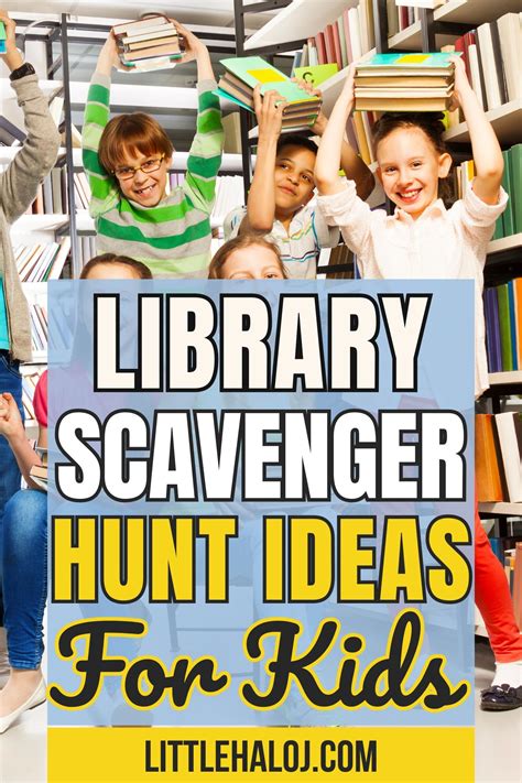 Library scavenger hunt – Artofit