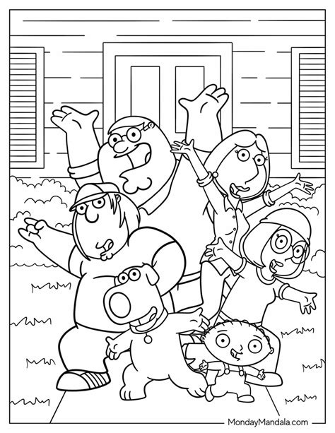 Family Guy Colouring Pages