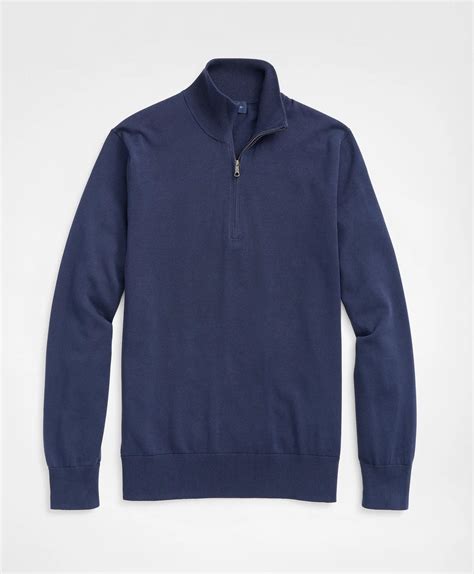 Mens Quarter Zip Jumpers | Brooks Brothers