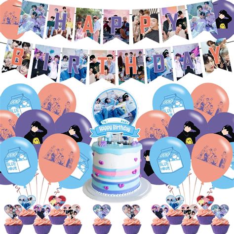 Buy Kpop TXT Party Decorations,Birthday Party Supplies For Kpop TXT ...
