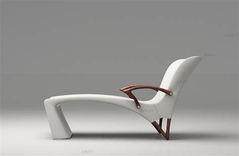 玛萨圣帝 现代轻奢书桌椅尼普顿系列大众休闲椅_设计素材库免费下载-美间设计