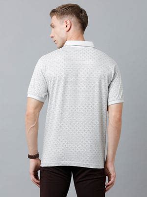 Classic Polo Men's Cotton Half Sleeve Printed Authentic Fit Polo Neck