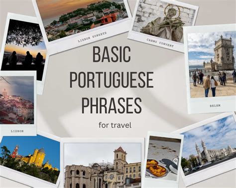 Basic Portuguese Phrases for Travel