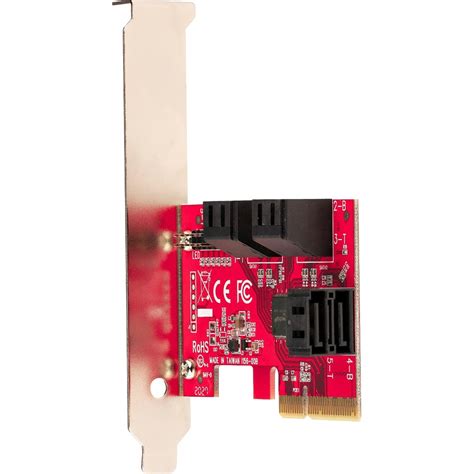 Buy StarTech SATA PCIe Card, 6 Port PCIe SATA Expansion Card, 6Gbps ...