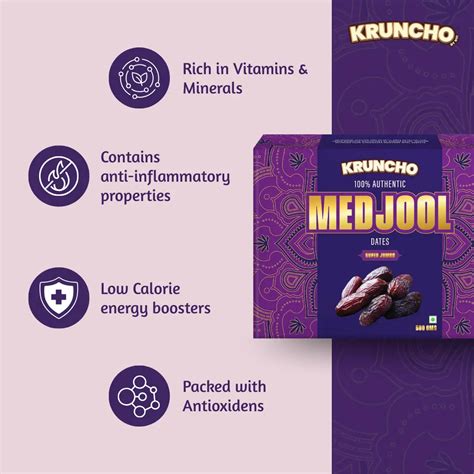 Medjool Dates Super Jumbo | Premium Natural Sweetness – Kruncho