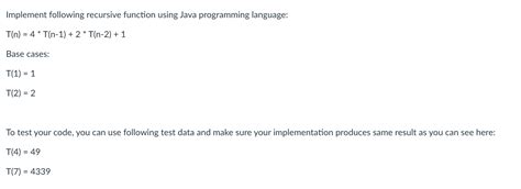 Image result for Fonction Recursive Java