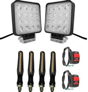 BOOSTY LED Headlight for Universal For Bike, Royal Enfield, Mahindra ...