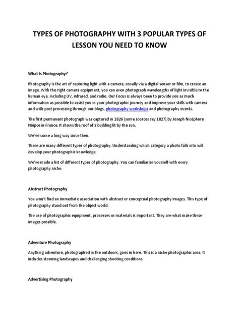 Photography Tutorials PDF 的图像结果