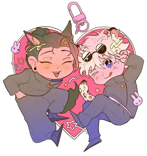 Adorable Gojo and Geto Chibi moments captured well