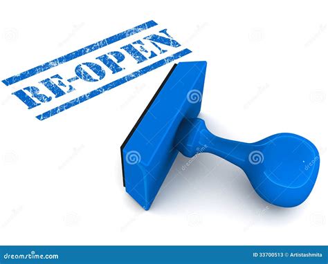 Re-open stock illustration. Illustration of case, second - 33700513