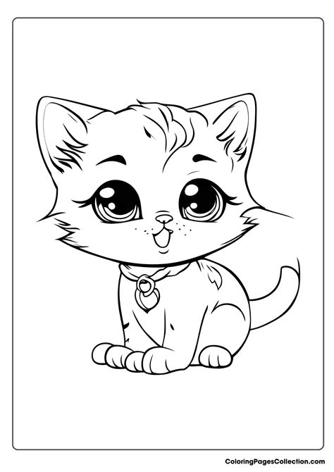 Cute Kitten Coloring Pages - Printable & Free